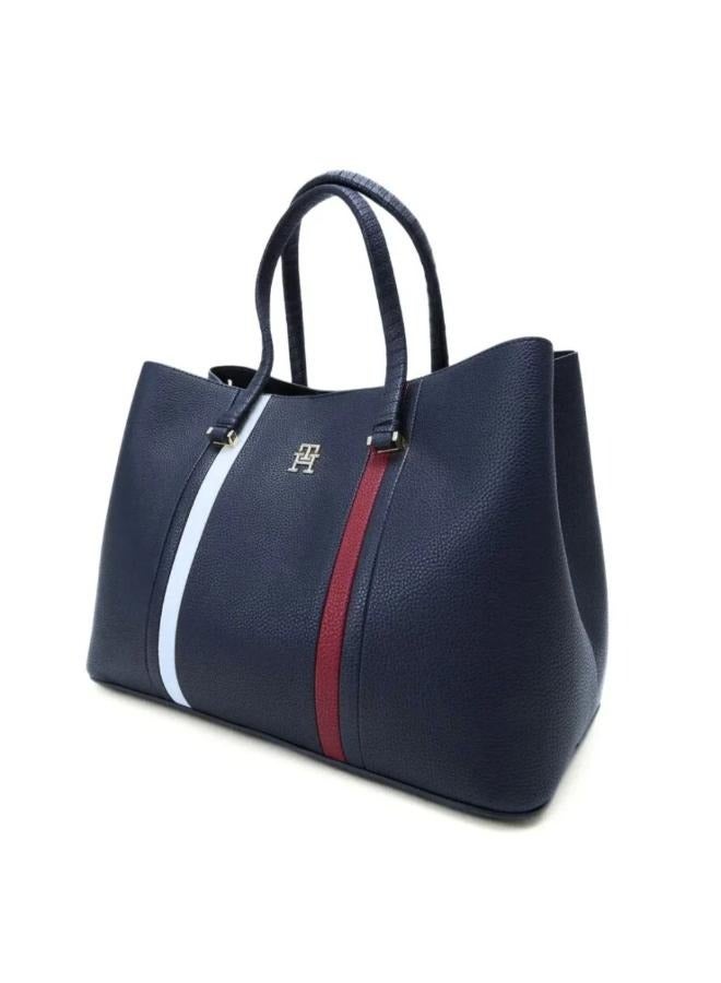 Tommy Hilfiger Emblem Satchel Handbag Women - Image 2