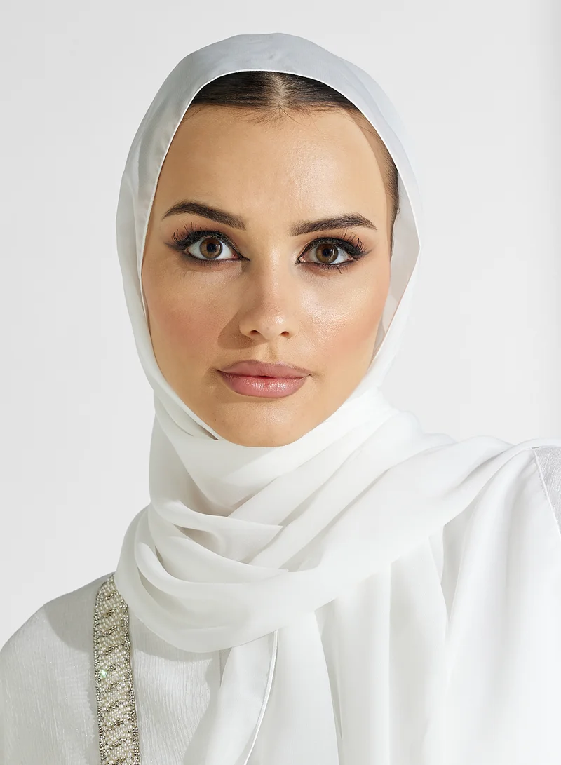 hayas closet V-Neck Cape Sleeve Abaya