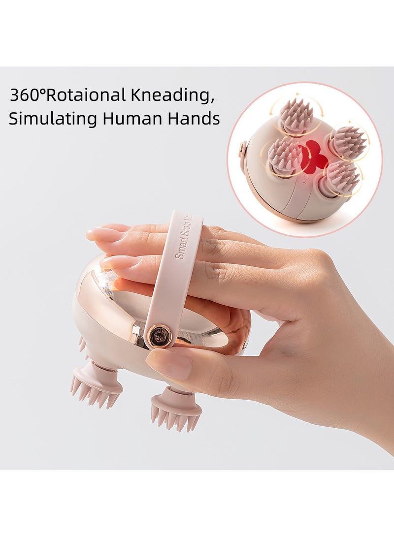 general Multi-functional Head Massager for Pressure Relief Acupoint and Scalp Meridian Red Light Massager Portable Pet Massager - Image 4