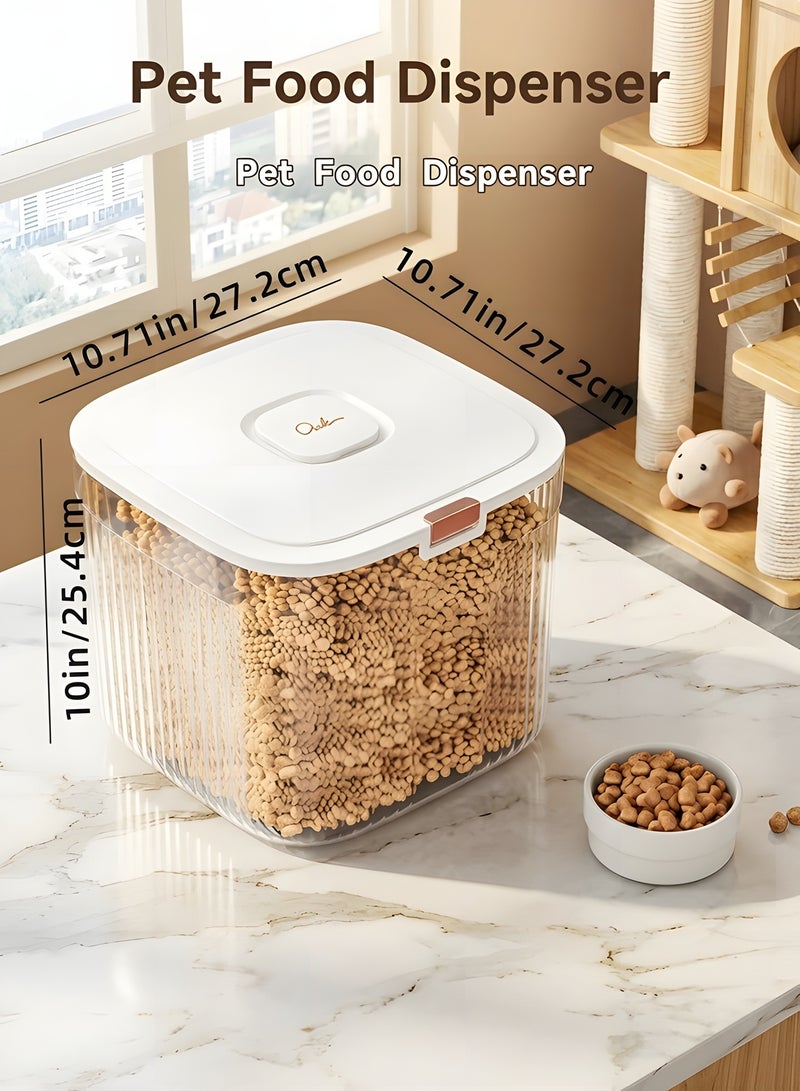 Beauenty Rice Storage Container,Large Food Storage Bin for Kitchen with Sealing Lid,Pet Food Dispenser,Versatile Pantry Organizer for Rice Grains Flour Cereal Pet Food (10kg) - Image 5