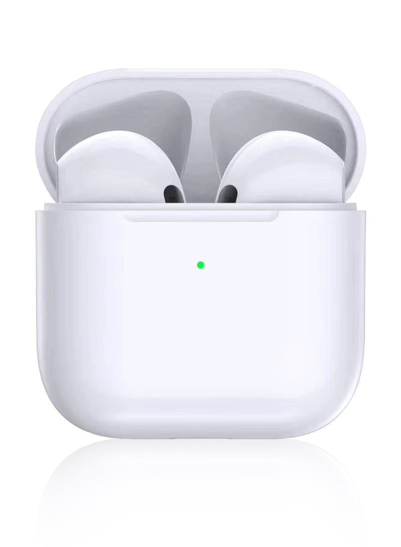 Liboer Semi In-Ear Wireless Earphones with Power Box, Standard Version White - Image 1