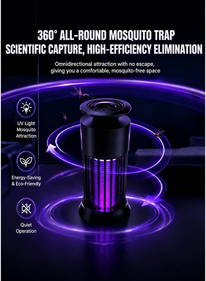 CUBEXELL Portable Electric Flying Insect Killer — 3-in-1 Smart Insect Zapper with LED UV Mosquito  Lamp - Image 3