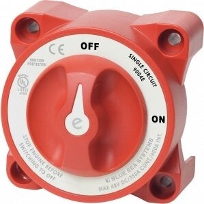 E-Series Battery Switch Afdli Max 48V DC Continuous 350A