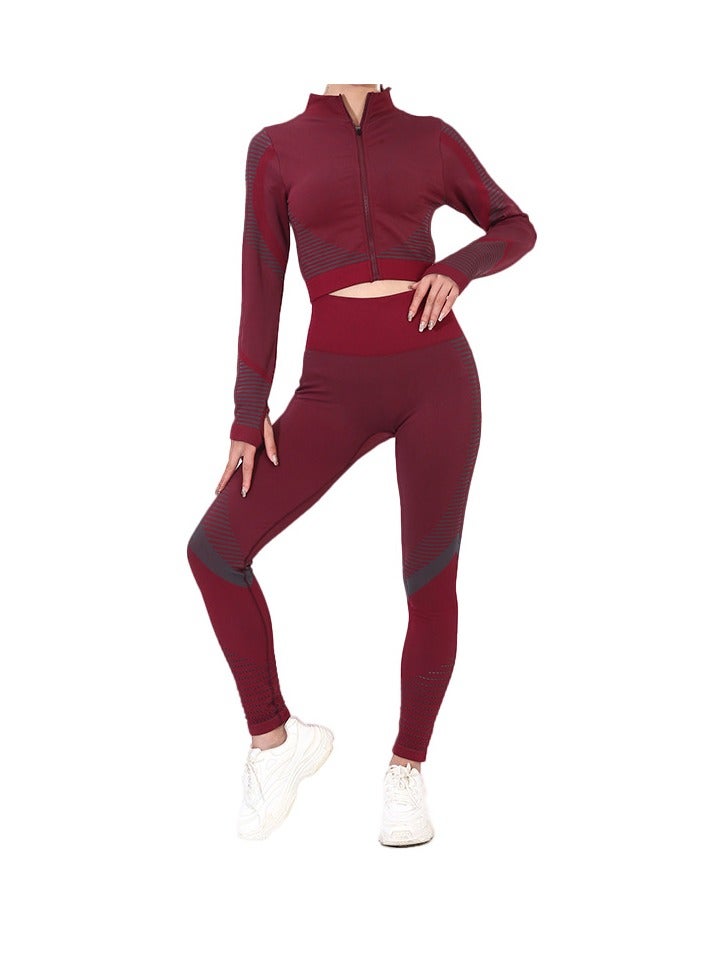 EBMINI New Pilates Yoga Training Fitness Clothing Set