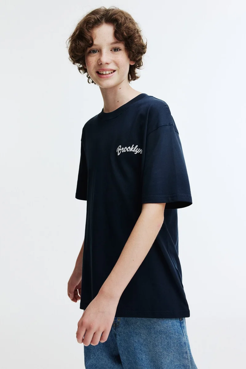 H&M Loose-fit printed T-shirt