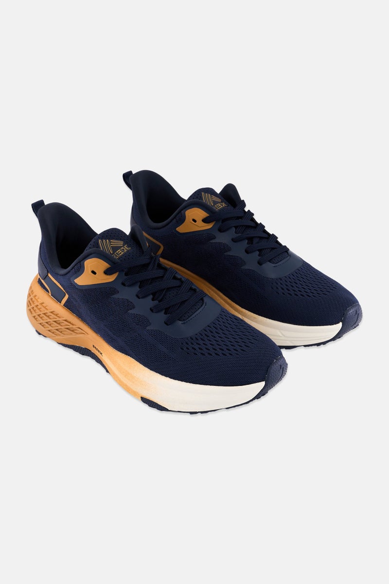 RBX Men Lace Up Outdoor Shoes, Navy - Image 1
