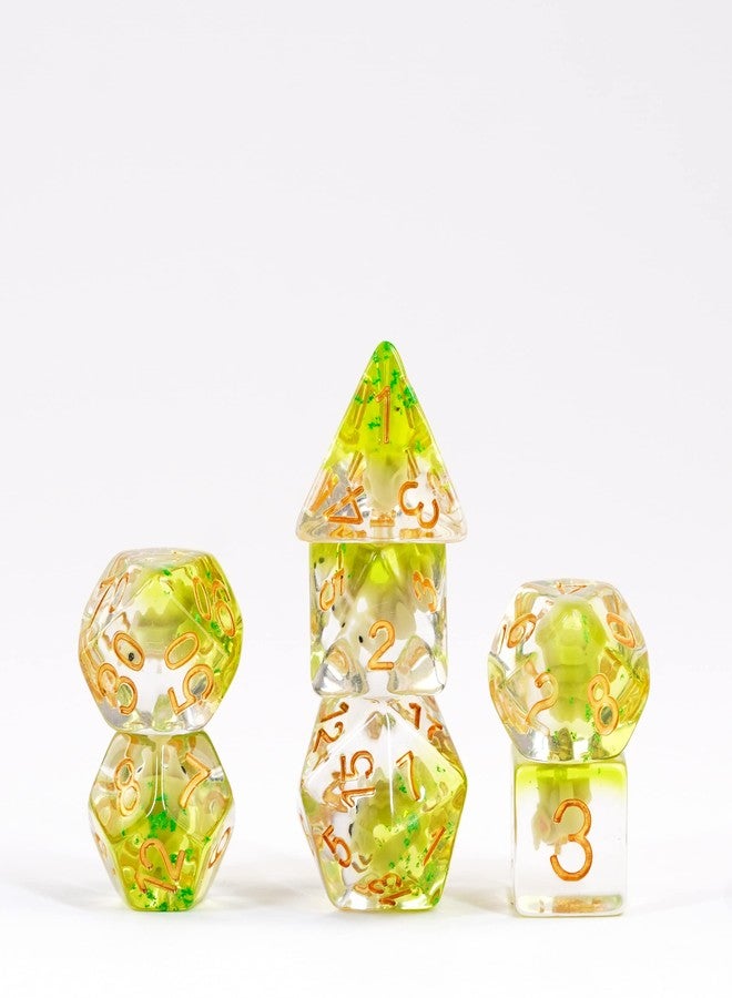 Metallic Dice Games FanRoll 16mm Resin Poly DND Dice Set: Elephant Dice, Role Playing Game Dice for Dungeons and Dragons - Image 1