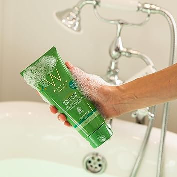 Willow Natural Aloe Vera Aromatic Herb Body Wash Gentle Cleanser for Sensitive Skin Creamy Foam CollagenBoosting Mango Nourishing Bilberry Hydrating Soothing NonDrying Formula - Image 2