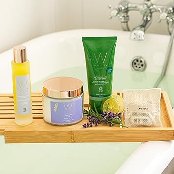 Willow Natural Aloe Vera Aromatic Herb Body Wash Gentle Cleanser for Sensitive Skin Creamy Foam CollagenBoosting Mango Nourishing Bilberry Hydrating Soothing NonDrying Formula - Image 3