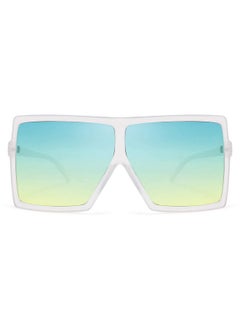 فيسيدي نظارة شمسية نسائية مربعة كبيرة الحجم قطعة واحدة أنيقة بإطار كبير Uv400 B2539  - Image 1