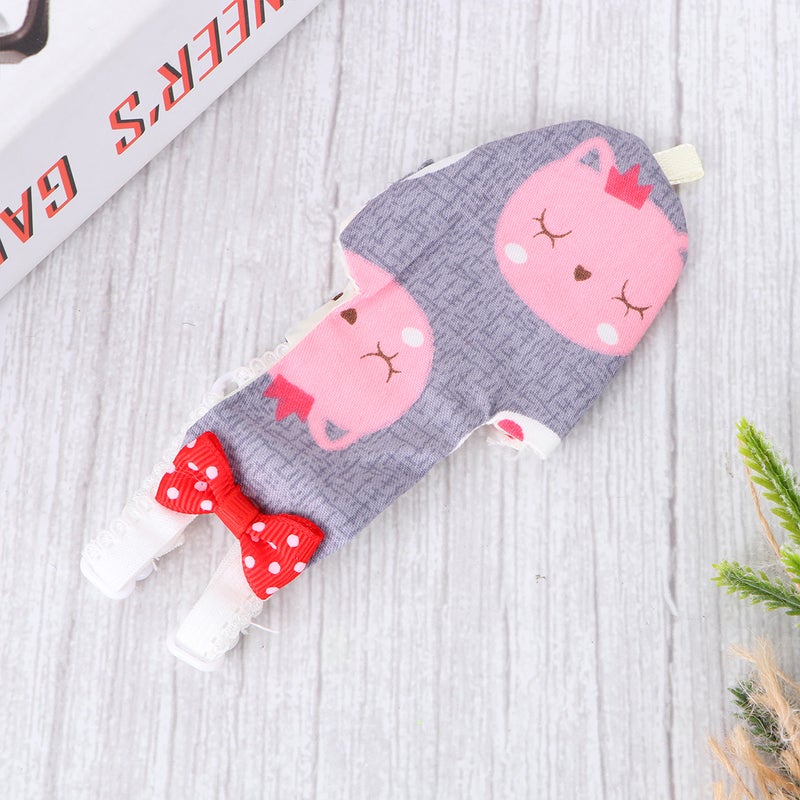 Parrot Bird Clothes Bird Diaper Parrot Flight Suit Bird Clothes Supplies (Grey Cat L) - Image 3