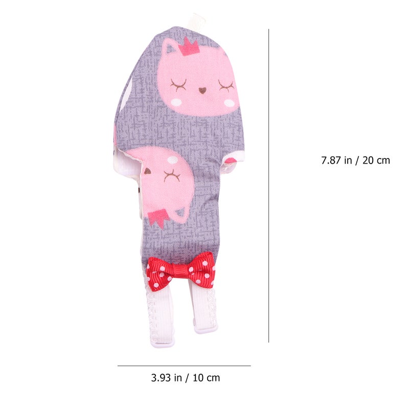 Parrot Bird Clothes Bird Diaper Parrot Flight Suit Bird Clothes Supplies (Grey Cat L) - Image 2