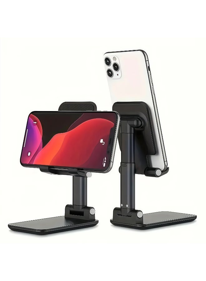 Portable Telescopic Phone Stand – Adjustable Mobile Holder for All Smartphones, Compact & Foldable, Ideal for Desk, Home, Office, Travel - Image 1