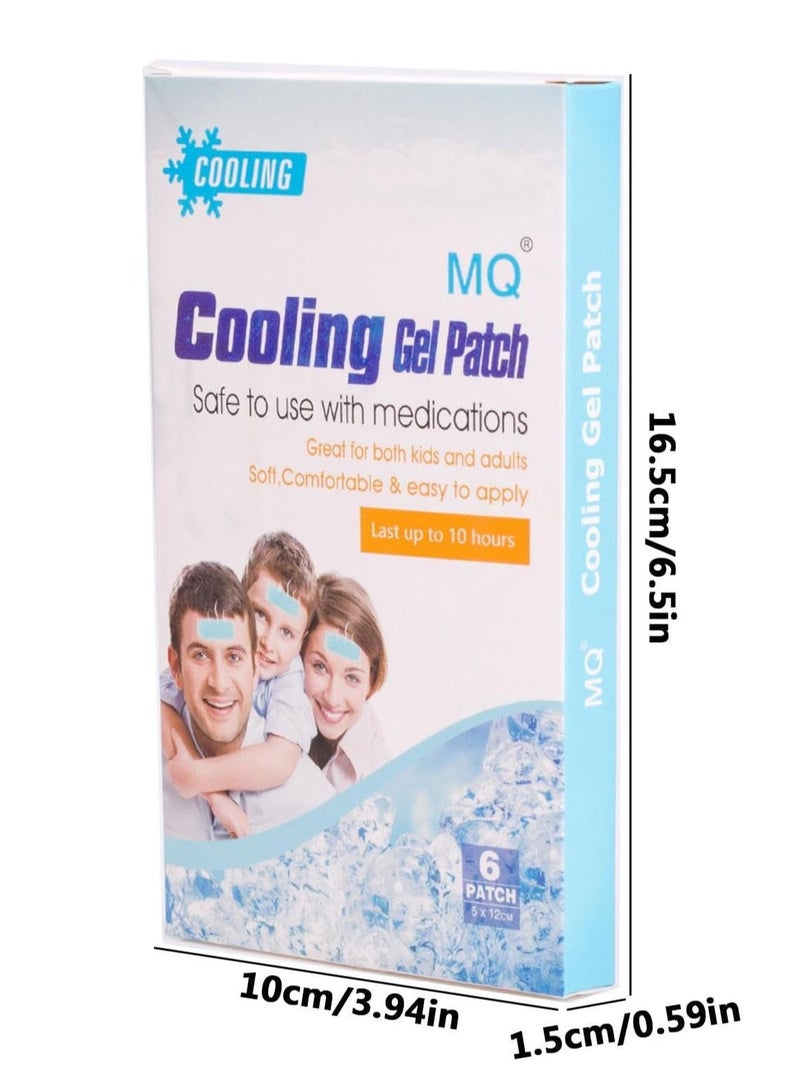 MQ Fever Cooling Gel Patches - Fever Forehead Strips Cooling Patch - Cooling Gel Pads for Fatigue Sunstroke, Portable Kid Fever Patches for Girls, Boys, Adults, Children - Image 4