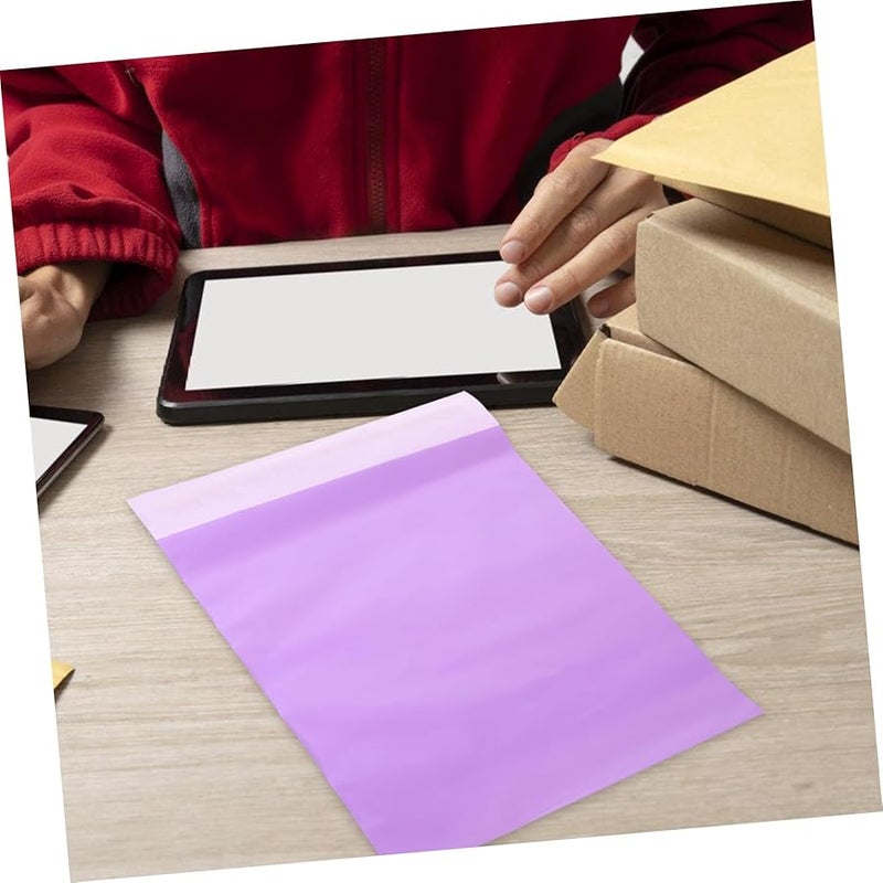 Self Sealing Adhesive Mailers 100 Pack Polyethylene Shipping Bags For Clothing - Image 4