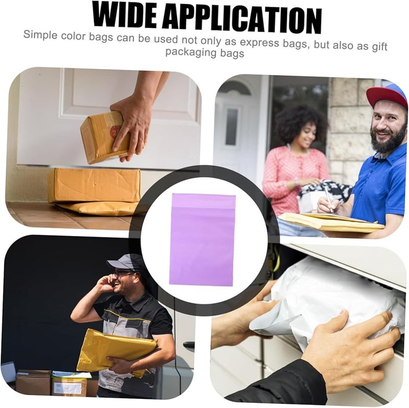 Self Sealing Adhesive Mailers 100 Pack Polyethylene Shipping Bags For Clothing - Image 5