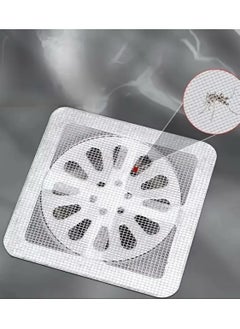 Generic 10Pcs Stainless Steel Floor Drainer - 15x15cm - Square Drain Cover with Lid and Anti-Clog Grid for Hair Trapping for Bathroom, Kitchen, Pools, Insect-Proof Drain Cover, Durable and Easy to Clean  - Image 1