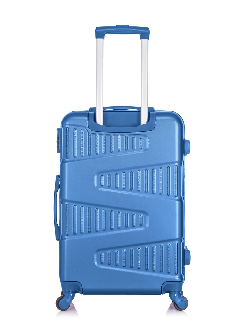 SENATOR - Hard Case Travel Bag Luggage Trolley For Unisex ABS Lightweight Suitcase with 4 Spinner Wheels KH1075 Pearl Blue - Image 1