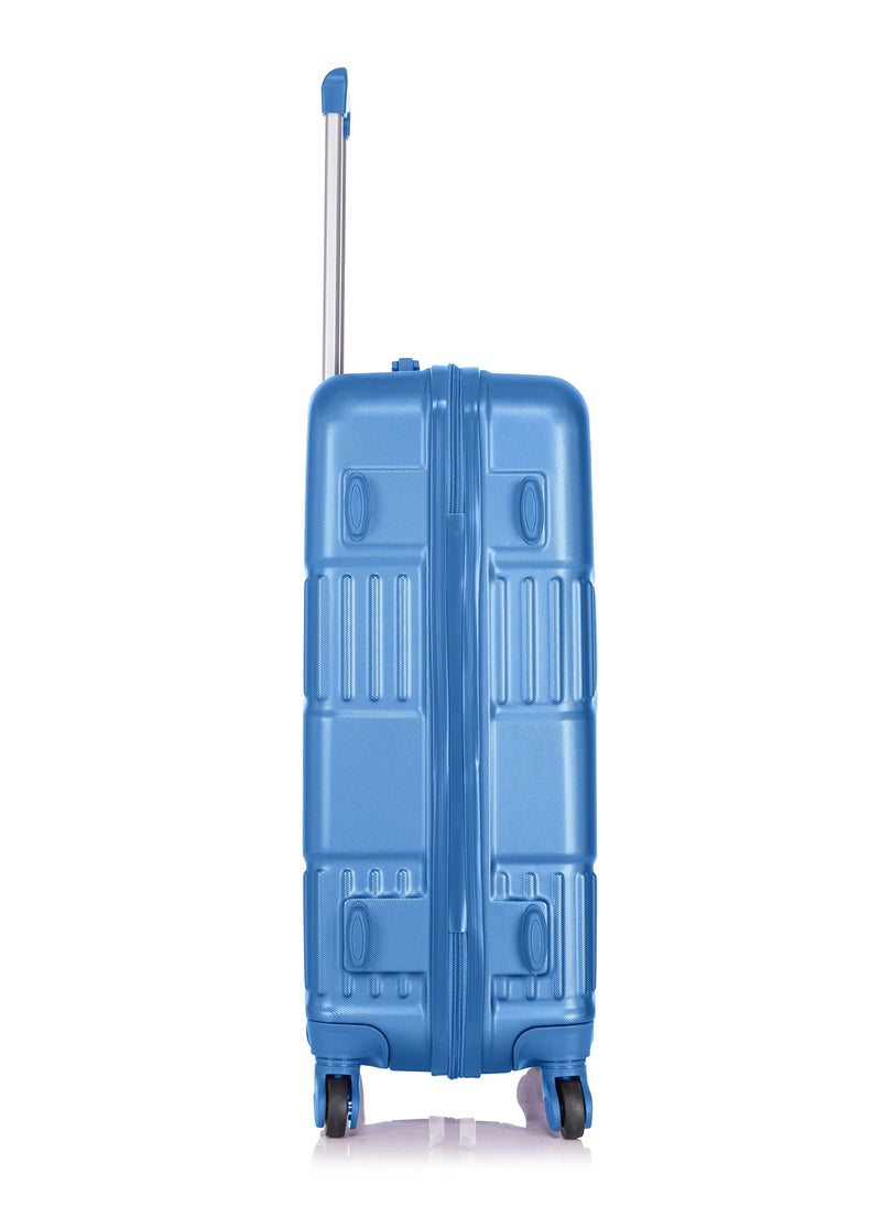 SENATOR - Hard Case Travel Bag Luggage Trolley For Unisex ABS Lightweight Suitcase with 4 Spinner Wheels KH1075 Pearl Blue - Image 1