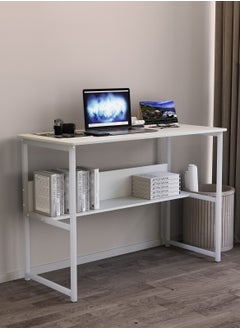 AnneFish 100*45*72cm Computer Desk Home Office Writing Study Desk Modern Simple Style Laptop Table With Storage Board  - Image 3