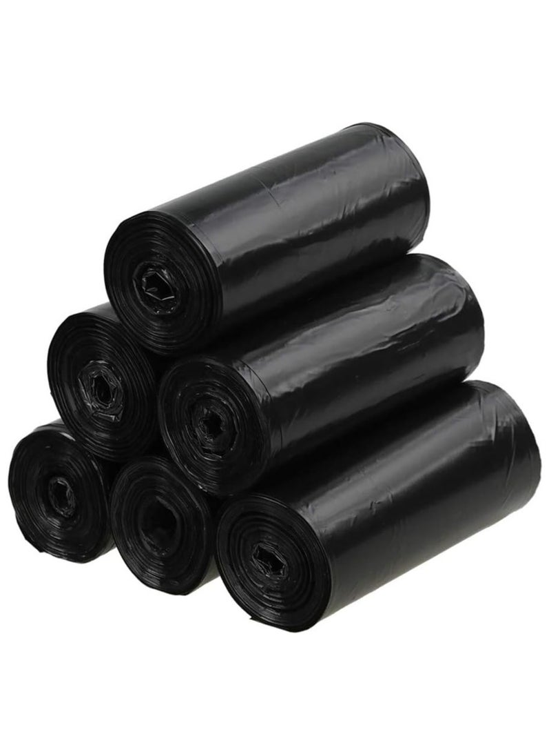 Generic 6 Pack Black Heavy Duty Trash Bags (70 Gallon)  - Image 1