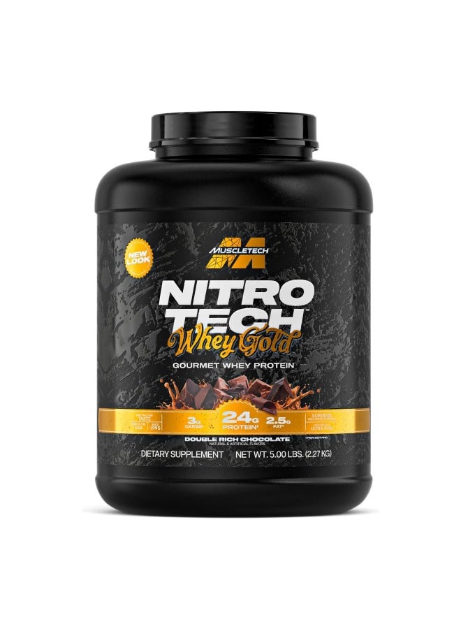 MuscleTech Nitro Tech Whey Gold Protein Primary Sources Double Rich Chocolate 2.27 Kg
muscletech - Image 1