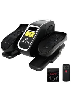 Mini Ellipse Leg Exerciser with Display Monitor, Remote Control and 12 Adjustable Speeds, Elliptical Machine for Home and Office
