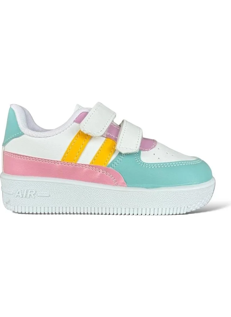 Liger Kids Sneaker Sports Shoes White-Lilac