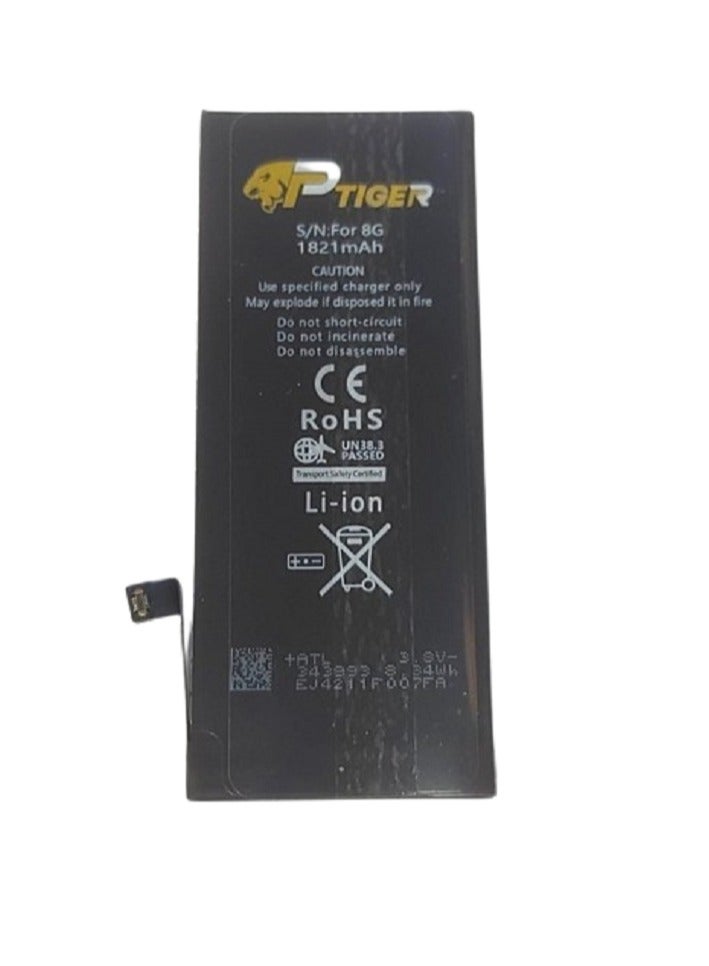 TIGER TIGER For iPhone 8.High-capacity Lithium Cobalt Oxide Lithium-ion Safe and reliable stable performance long Standby Time Long Lasting Battery - Image 1