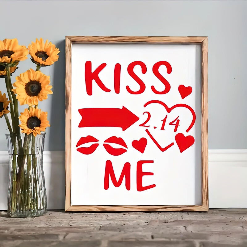 Ylapagne 16 PCS Valentine's Day Painting Stencils Love Theme Painting Stencil Reusable PET Hollow Out Leakage Printing Plate DIY Hand Painting Graffiti Spray Painting Template (5.1 x 5.1 Inch) - Image 2