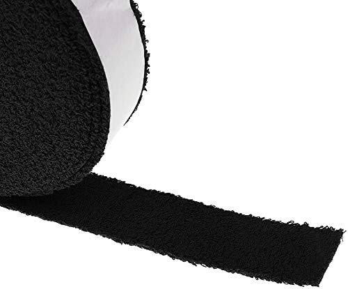 RUIXIA 10m Towelling Hockey Tape Tennis Badminton Racket Overgrip Anti-slip Racket Grip Finishing Tape Squash Racquet Stick Grip Super Absorbent Replacement Grip Self-Adhesive Cloth Tape Racket Sweat Band  - Image 2