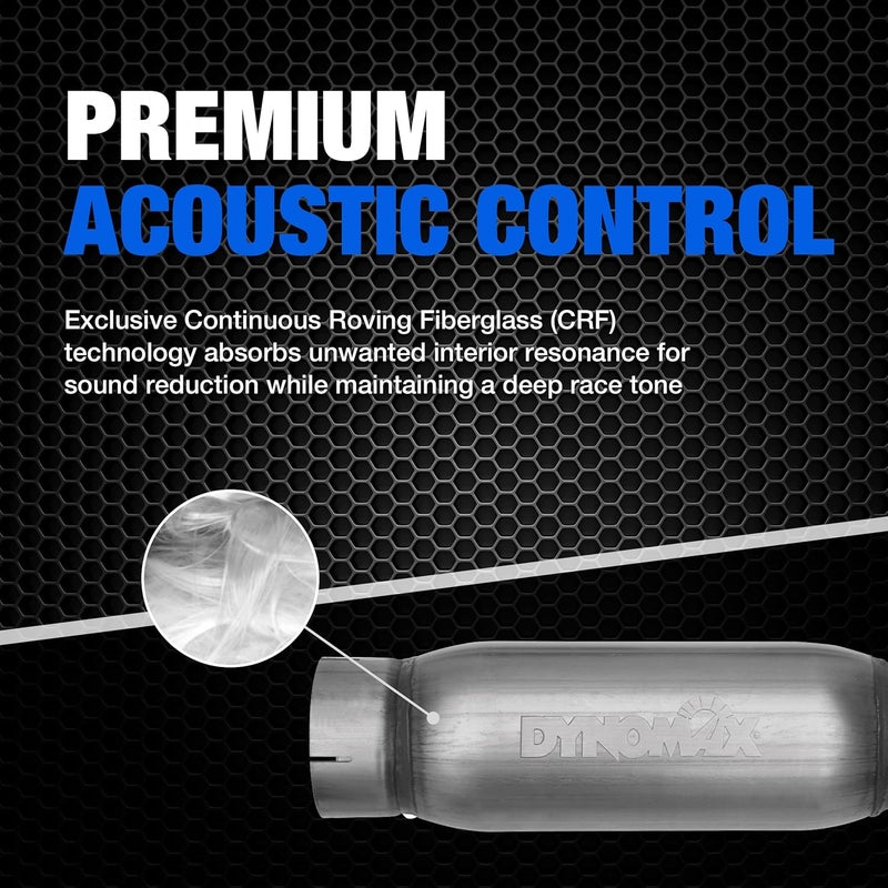 Dynomax Race Bullet 24219 Exhaust Resonator - Image 3