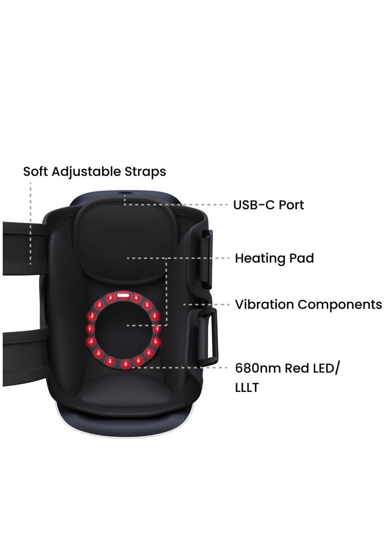 general 4-in-1 Wireless Knee Massager, Infrared Heat and Vibration Knee Pain Relief for Swelling Stiff Joints, Adjustable Temperature,Stretched Ligament and Muscles Injuries - Image 5