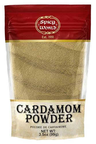 Spicy World Ground Cardamom Powder (Cardamon) 3.5 Ounce Bag - Image 1
