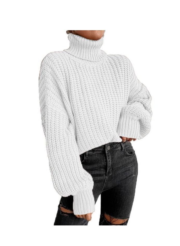 Loquat Casual Fashion Solid Color Sweater