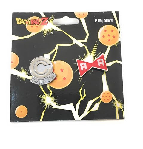 Dragon Ball Z Great Eastern Entertainment Dragon Ball Z Capsule Corp & Red Ribbon Army Pin Set - Image 3