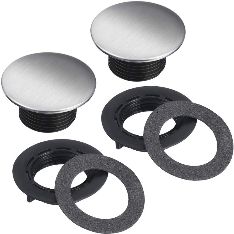 غطاء ثقب صنبور المطبخ من أونون 2 قطعة من الفولاذ المقاوم للصدأ المصقول بقطر 12 إلى 16 بوصة