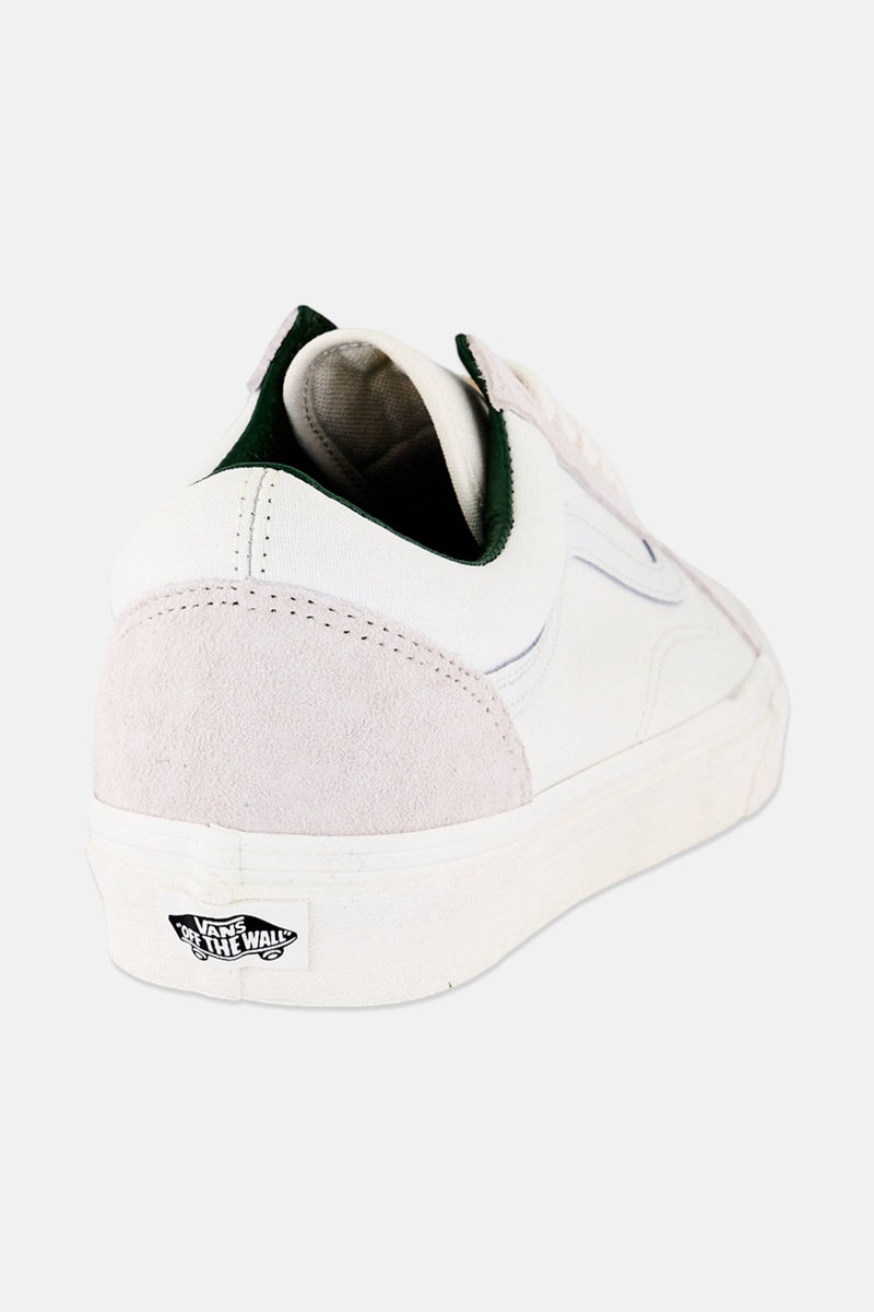 VANS Men Old Skool Lace Up Skateboarding Shoes, White - Image 2