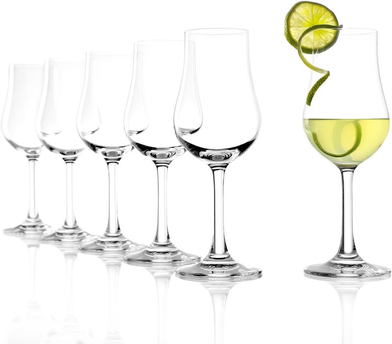 Stölzle Lausitz Clear Lead-Free Crystal Port Wine Glass Set, 3.5oz, Pack of 6 - Image 1