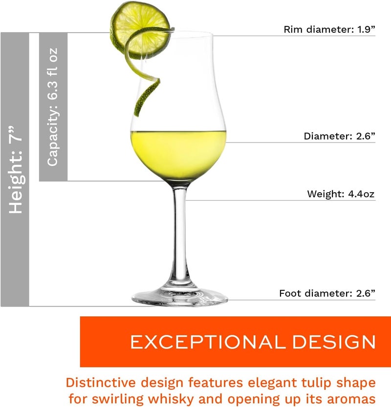 Stölzle Lausitz Clear Lead-Free Crystal Port Wine Glass Set, 3.5oz, Pack of 6 - Image 5