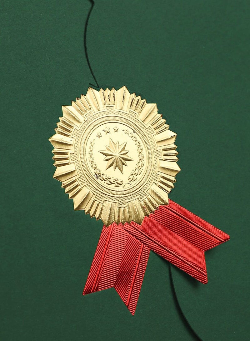 KASTWAVE 5Pcs A4 Certificate Holder Graduation Diploma Cover Degree Certificate Holder Trifold Document Covers for Award Certificates - Image 4