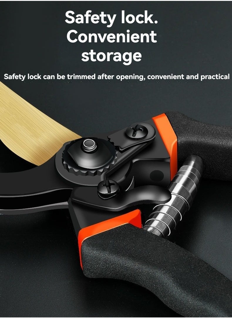 M MIAOYAN - Pruning Shears, Labor-Saving Rust-Resistant Garden Scissors, Fruit Branch Pruners, Flower Branch Pruners, Garden Shears, Fruit Picking Tool. - Image 1