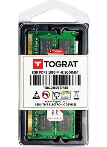 Tograt 8 جيجابايت ذاكرة رام ددر 3 1066 ميجاهرتز للدفتر - TGR1066D3S7/8G - 1.5 فولت  - Image 1