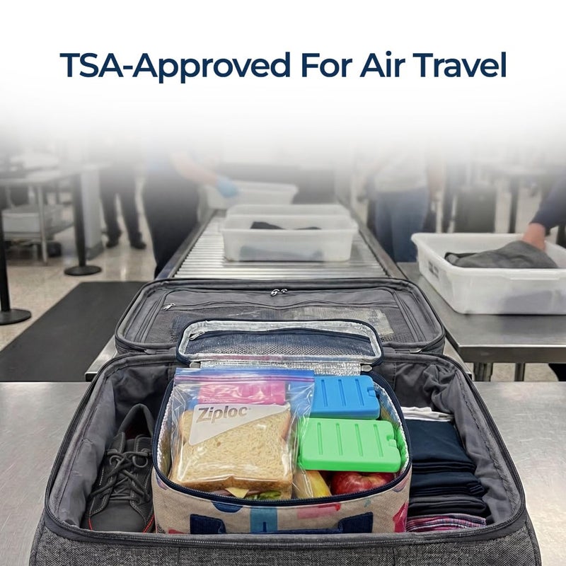 Kona Small Lunch Ice Packs Set of 6 - TSA Airline Compliant, Slim Reusable Freezer Packs, Approved Ice Replacement & Fits Most Anywhere, 3 X 3 Inches - Image 5