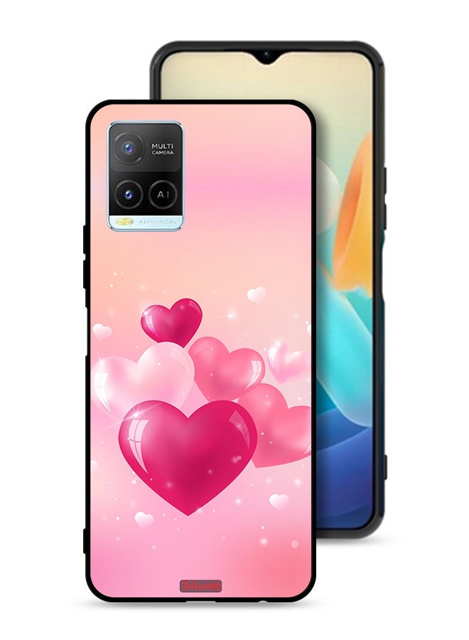 Tolwak Vivo Y32 Protective Case Cover Beautiful Hearts Art - Image 1