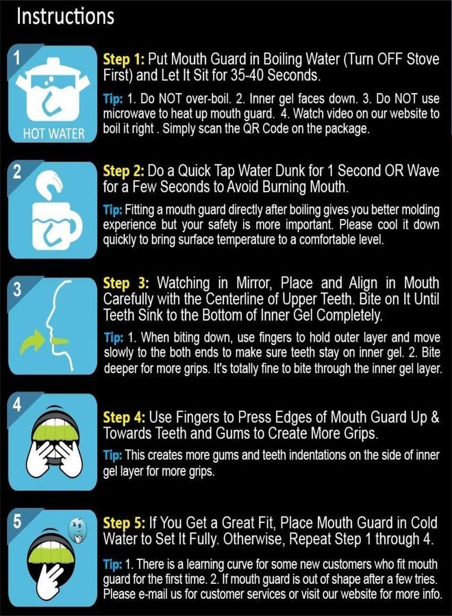 DRANGE واقي الفم DRANGE Warrior، واقي فم رياضي للملاكمة، وفنون القتال المختلطة، والكاراتيه، والتايكوندو، وكرة القدم، وكرة السلة، والهوكي، والجيو جيتسو، واقي فم للكبار والصغار، متوافق مع تقويم الأسنان (قد يختلف اللون) - Image 5