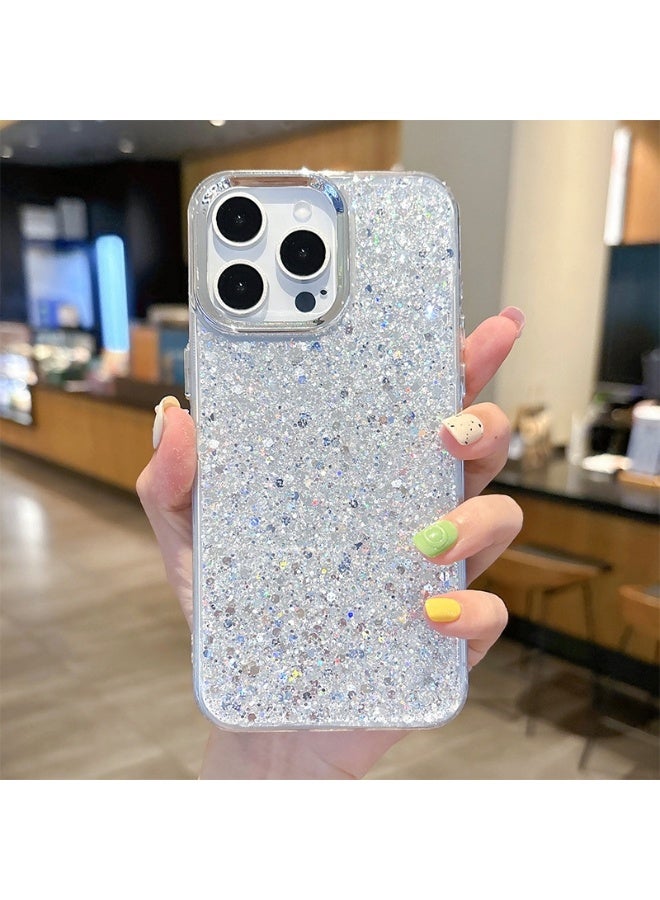 جراب شفاف من الراتنج اللامع لهاتف iPhone 16 Pro Max - لامع، أنيق، مقاوم للصدمات، تصميم شفاف - Image 1