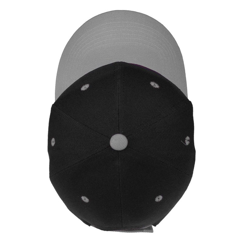 Falari Baseball Cap Adjustable Size for Running Workouts and Outdoor Activities All Seasons (1pc Black/Gray) - Image 4