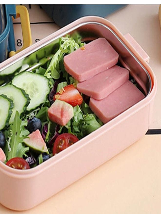 Stainless Steel Lunch Box Insulated Double Layer Multifunction Containers Portable Leak Proof Lunch Box - Image 2