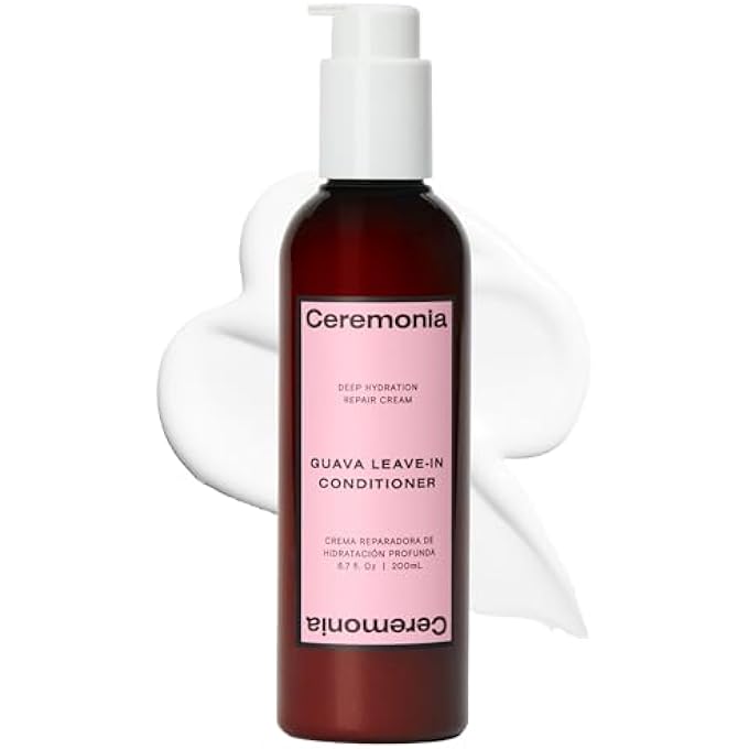 Ceremonia GUAVA LEAVE-IN CONDITIONER DEEP HYDRATION REPAIR CREAM WITH TAMARIND AND AVOCADO, 6.7 FL OZ | 200 ML - Image 1
